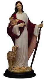 Christ with sheep