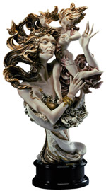 Venus gives a child to time