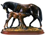 Horse with little horse