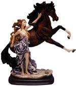 Woman with horse