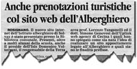 Il Tirreno - Anche prenotazioni turistiche col sito web dell'Alberghiero